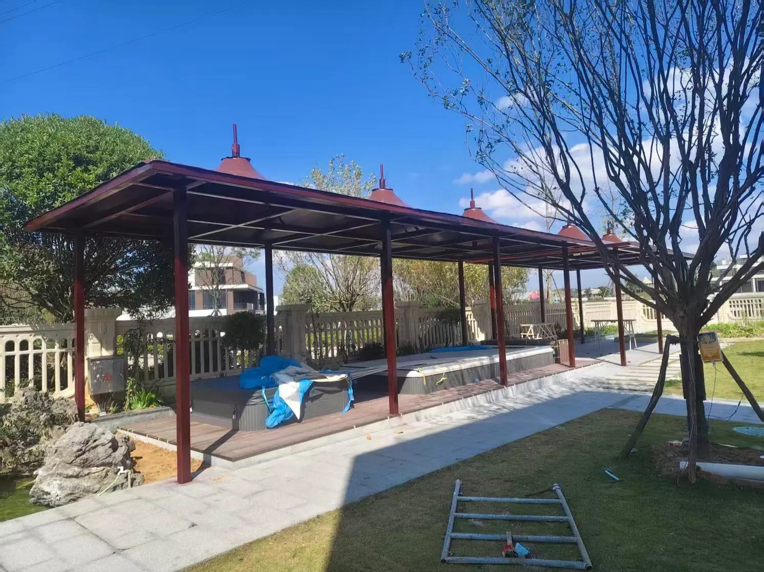 贵州毕节园区小区膜结构停车棚怎么选？本地源头工厂拆解三大坑，避开返修翻倍成本