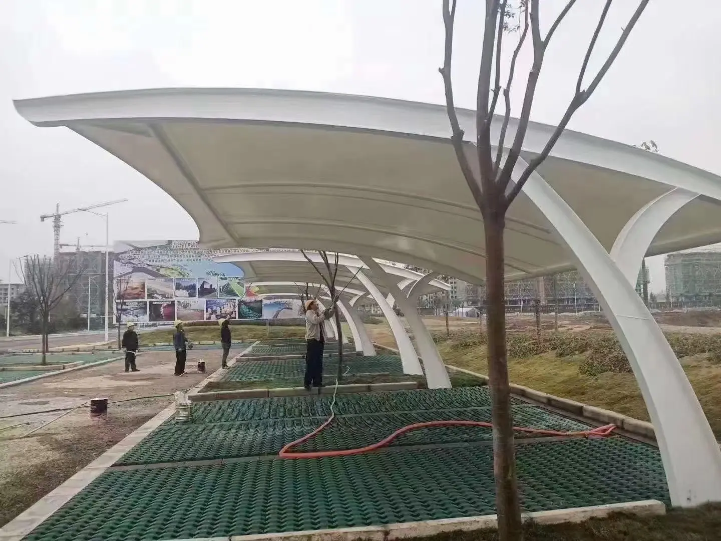 贵州毕节膜结构车棚采购避坑指南：本地气候不同，别拿低价当性价比